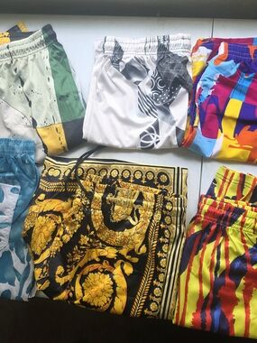 6 Pc MENS SURF SHORTS BUNDLE